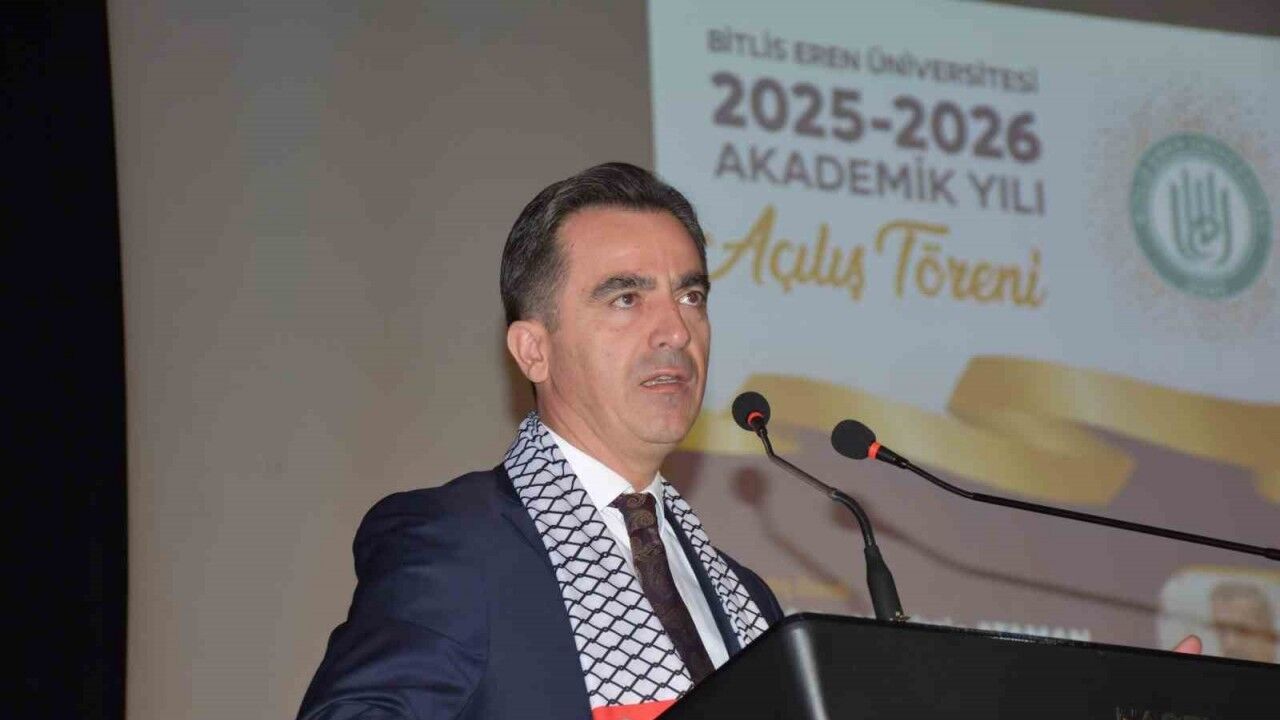 Bitlis’te üniversitenin ilk ders konusu ’Gazze’ oldu