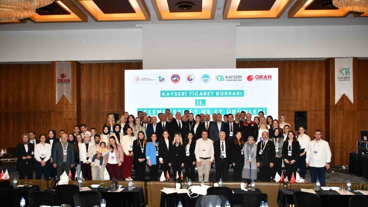 Kayseri Ticaret Borsası II. Geleneksel Et ve Et Ürünleri Çalıştayı tamamlandı