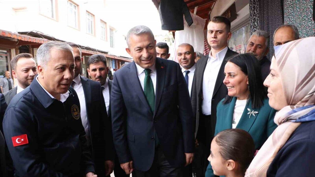 İçişleri Bakanı Yerlikaya’dan Kilis’te esnaf ziyareti