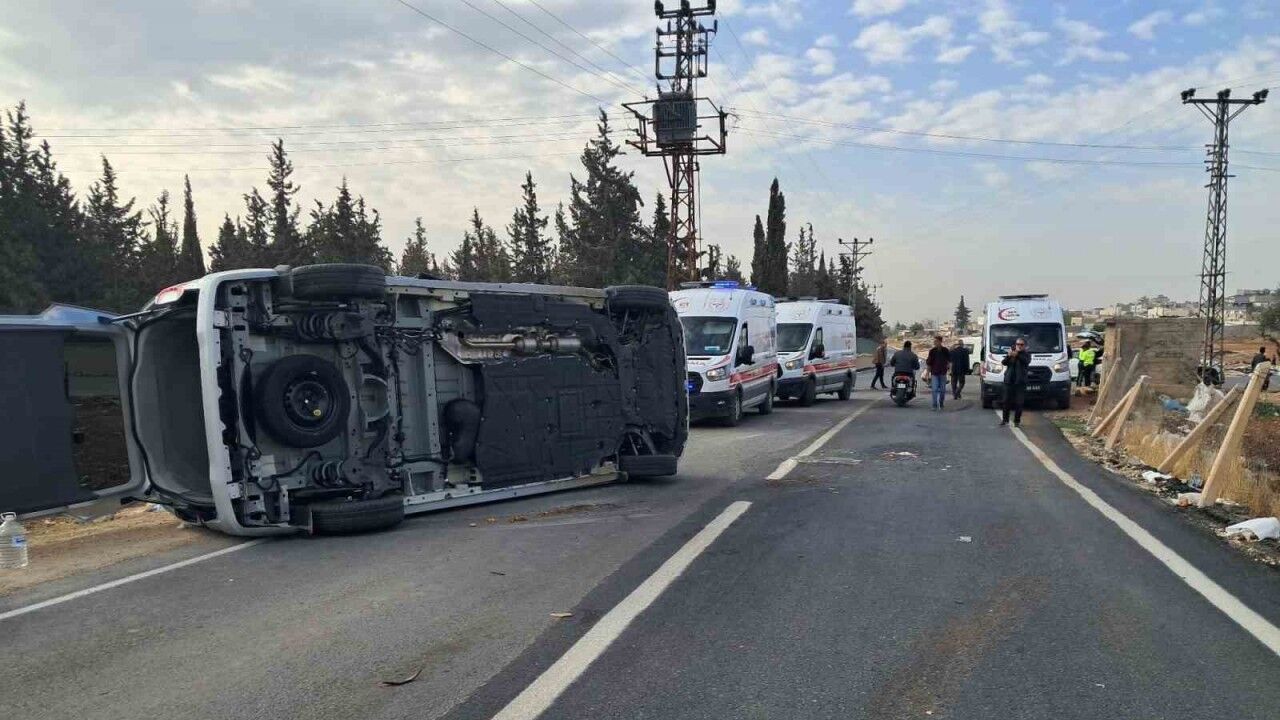 Kilis’te iki araç çarpıştı: 4 yaralı