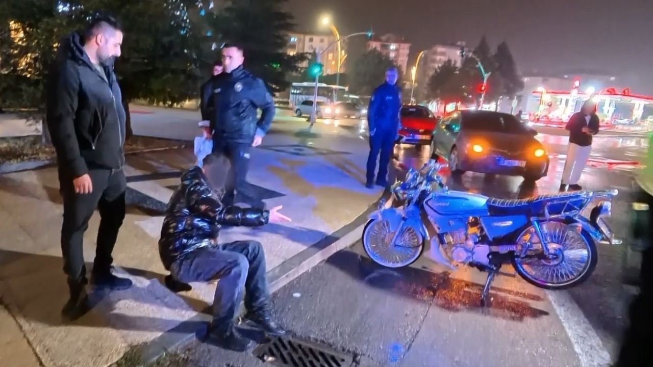Polisten kaçan motosiklet sürücüsüne 82 bin lira ceza