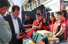 KAYSER'Lİ SPORCULARA SPOR MALZEMELERİ TÖRENLE DAĞITILDI