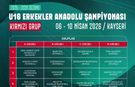 Türkiye 16 Erkekler Anadolu Şampiyonası Kayseri'de