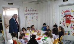 Cizre'de 4-6 yaş Kur'an kursu öğrencileri, çift dallı eğitimle hem eğleniyor hem öğreniyor