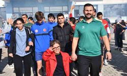 Spor lisesi öğrencileri, engelli öğrencileri ağırladı