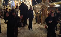 Uludağ'da yılbaşı kutlamasına damga vuran görüntü