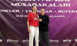 Kayserili sporcu Kaygısız, Taekwondo Türkiye şampiyonu oldu