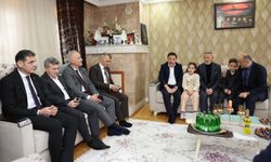 Vali Çiçek bayramda şehit aileleri ile bir araya geldi