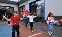 Çocuk kütüphanesinde Cumhuriyet Bayramı coşkusu