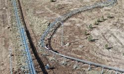 Erciyes'te dağ kızağında montaj tamamlandı, test sürüşleri başladı
