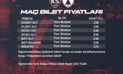 Kayserispor-Muğlaspor maçının bilet fiyatları belli oldu