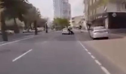 Hatalı şerit değiştirdi, motosiklet sürücüsünü düşürdü: 1 gözaltı
