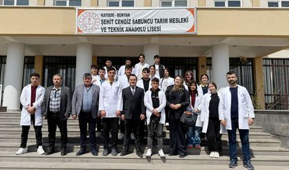 Kayseri Ticaret Borsası'ndan Tarım Lisesi'ne ziyaret