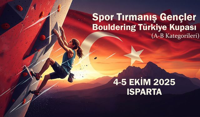 SPOR TIRMANIŞLARI TÜRKİYE KUPASI ISPARTADA YAPILDI
