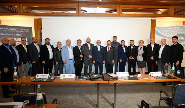 Avrupa’daki Kayserili İş Dünyası Yatırım Vizyonunda Buluştu