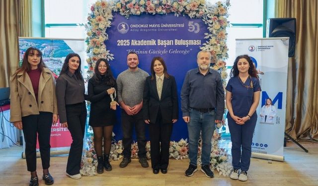 OMÜ'de 2025 yılının öne çıkan akademik başarıları ödüllendirildi
