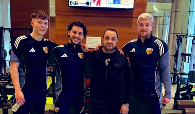Kayserispor'un yeni transferleri kampa katıldı