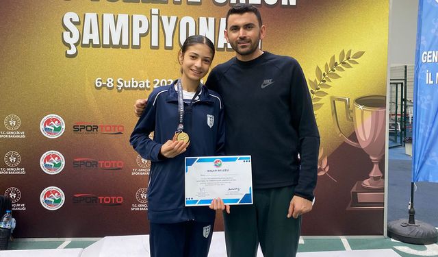 Kayserili sporcu Nursena Kalay Türkiye Şampiyonu oldu