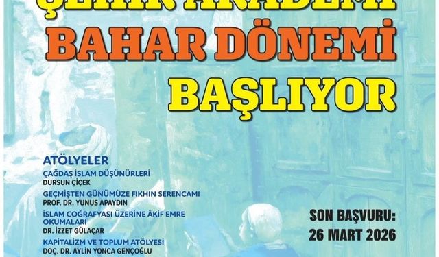 BÜSAM Şehir Akademi, 2026 Bahar Dönemi kayıtları başladı