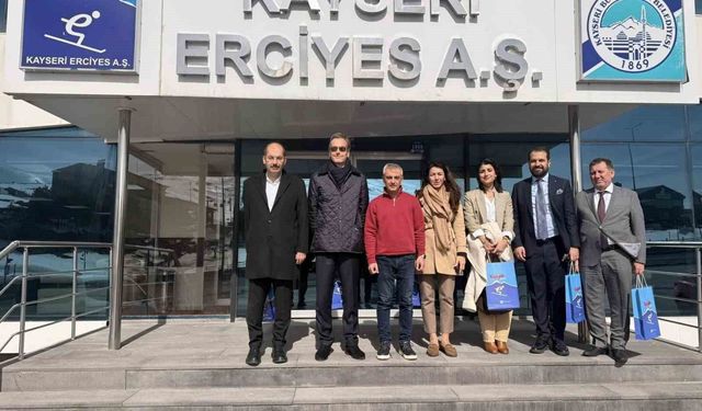 Belçika heyeti Erciyes'e hayran kaldı