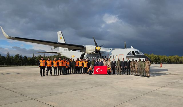 Senegal Hava Kuvvetleri uçağına, Kayseri’de bakım desteği