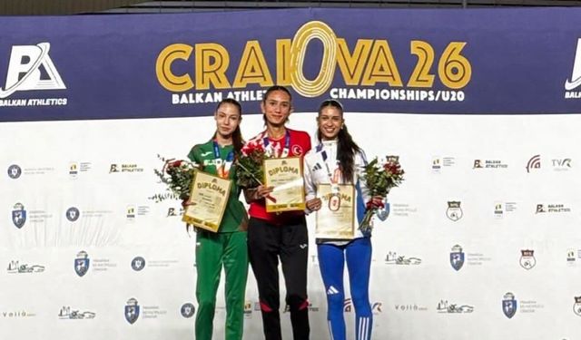 Kayserili TOHM sporcusu Döndü Kübra Boyraz Balkan şampiyonu oldu