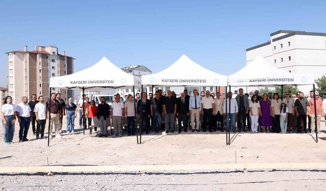 Kayseri Üniversitesi'nde Bilişim Teknolojileri MYO Binasının Temel Atma Töreni gerçekleştirildi