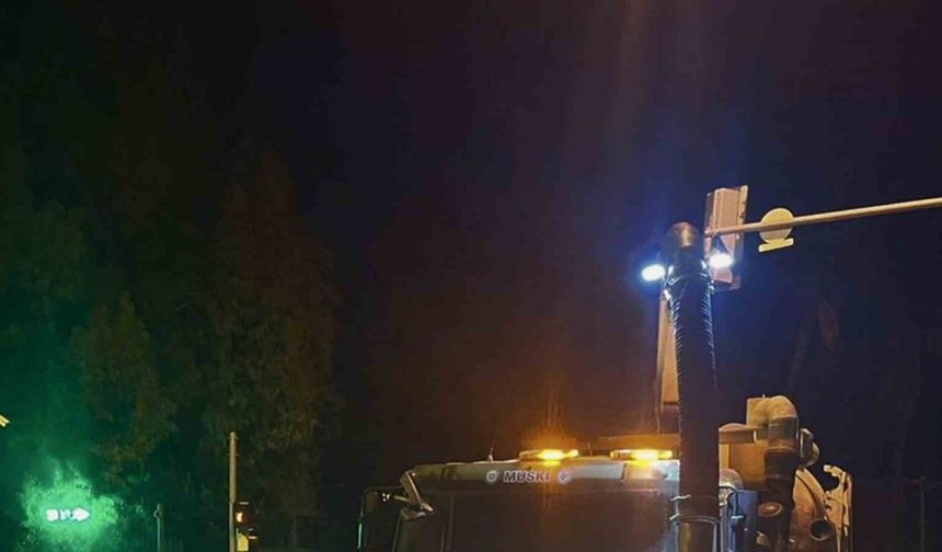 MUSKİ yağmur önlemlerini almaya devam ediyor