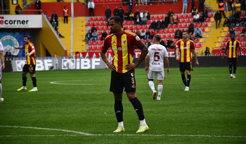 Kayserispor'un galibiyet hasreti 9 maça çıktı