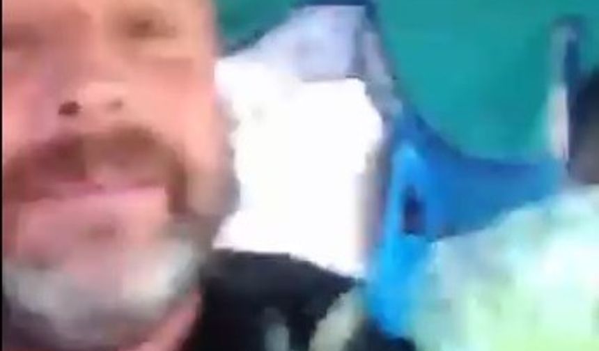 Belediye önünde kendini yaktı