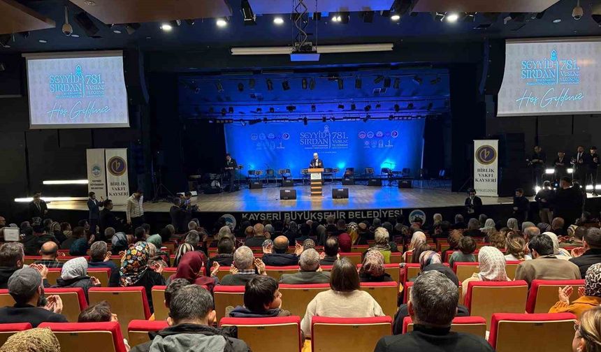 Kayseri'de Tasavvuf Konseri ve Sema Mukabelesi'ne yoğun ilgi