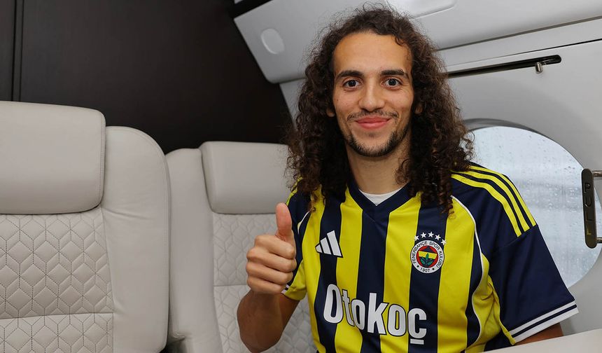 Fenerbahçe'nin yeni transferi Matteo Guendouzi, İstanbul'a geldi