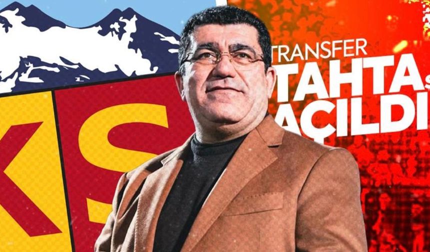 Kayserispor'un transfer tahtası açıldı