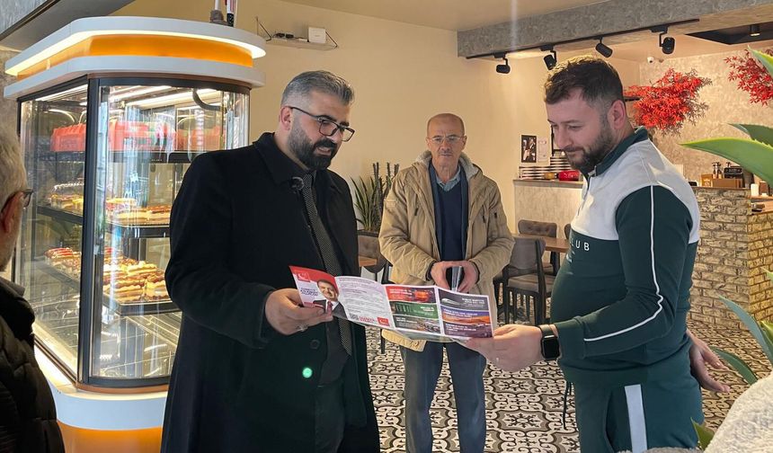 Saadet Partisi Talas İlçe Teşkilatı’ndan Esnaf Ziyareti