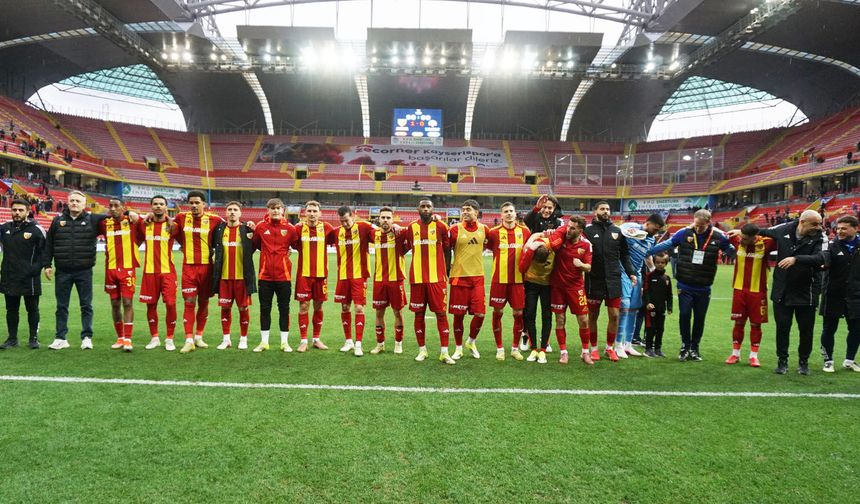 Kayserispor milli maç nedeniyle verilen araya 23 puanla girdi