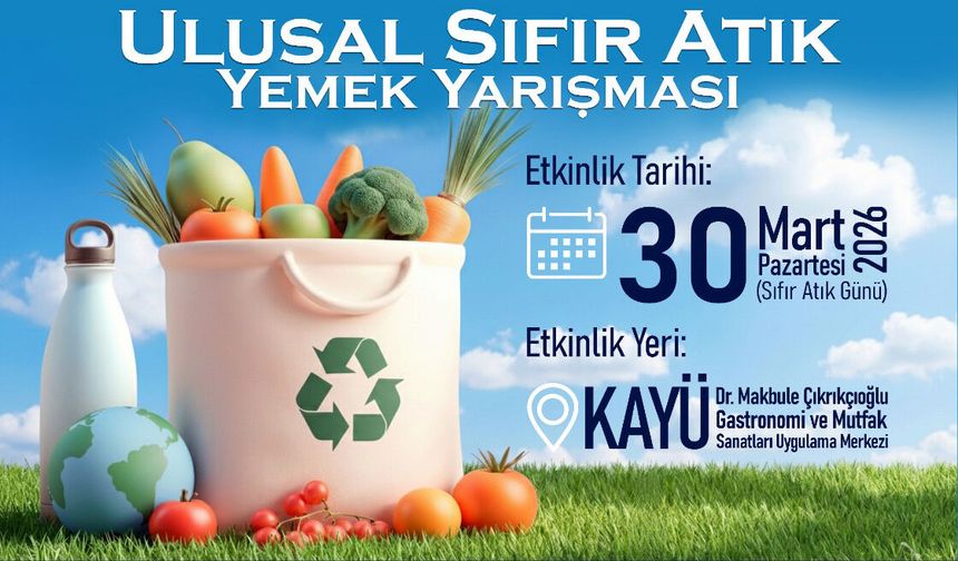 Talas'ta sıfır atık mutfağı final heyecanı başladı