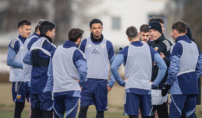 Kayserispor’da Trabzonspor mesaisi devam ediyor