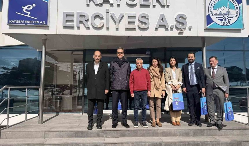 Belçika heyeti Erciyes'e hayran kaldı