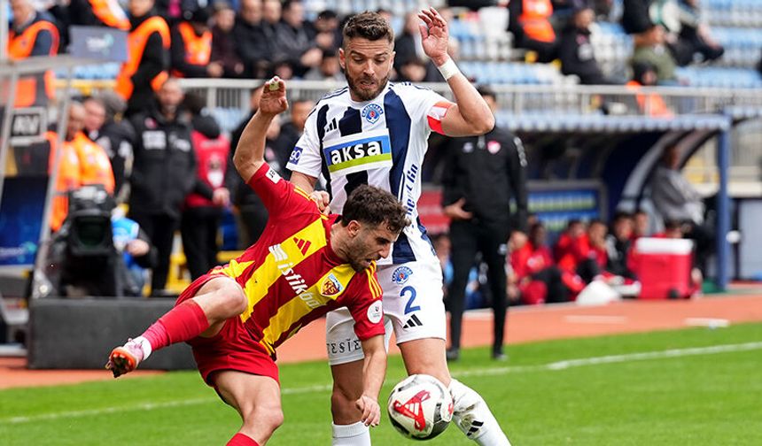 Kayserispor’un umutları İstanbul’da darbe aldı