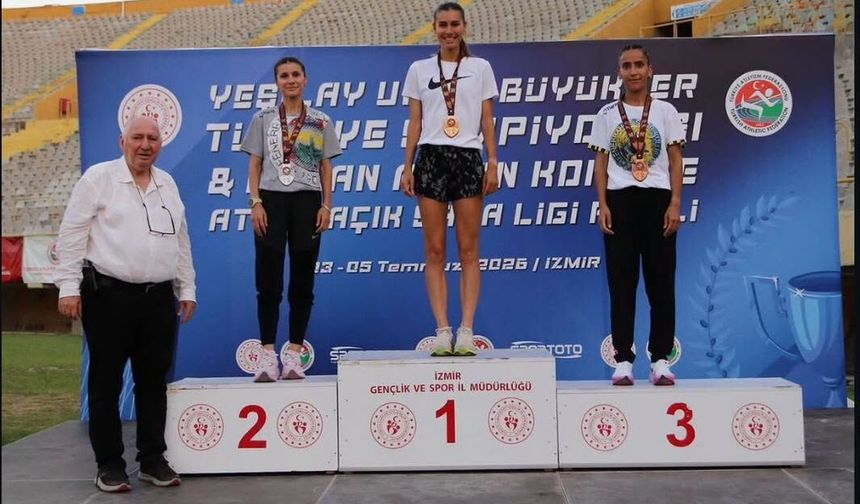 Atletizm sporcuları İzmir'den madalyalarla döndü
