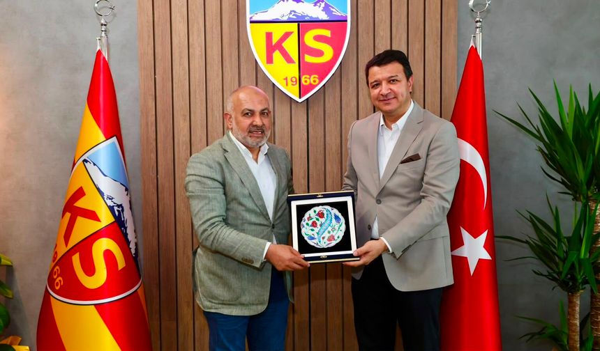 Mahmut Arıkan'dan Kayserispor yönetimine hayırlı olsun ziyareti