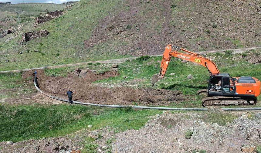 Büyükşehirden 9 milyon TL'lik kapalı sulama sistemi ile tarımsal üretime can suyu