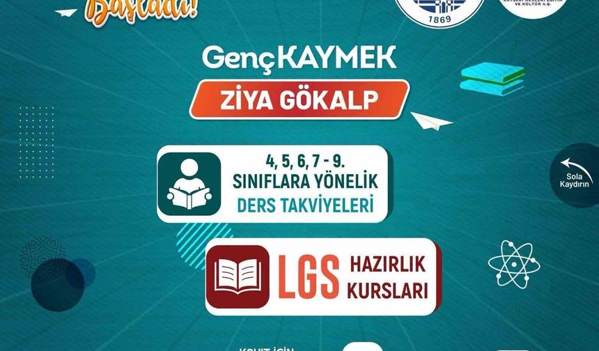 Büyükşehir'in Genç KAYMEK kurslarında yeni dönem kayıtları sürüyor