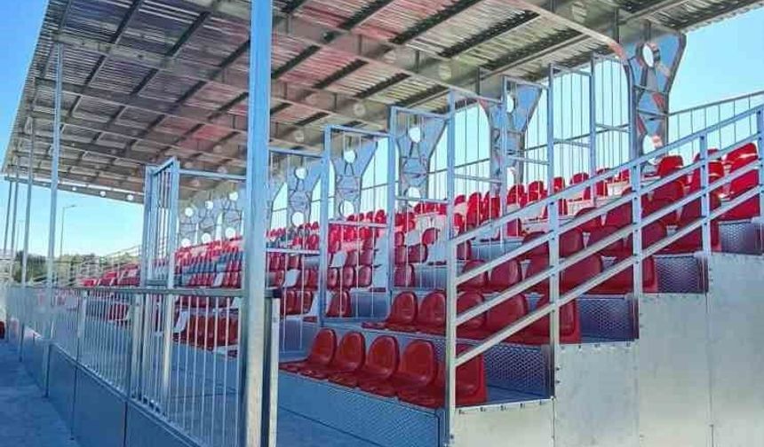 Bünyan Stadyumu'nda 500 kişilik tribün tamamlandı
